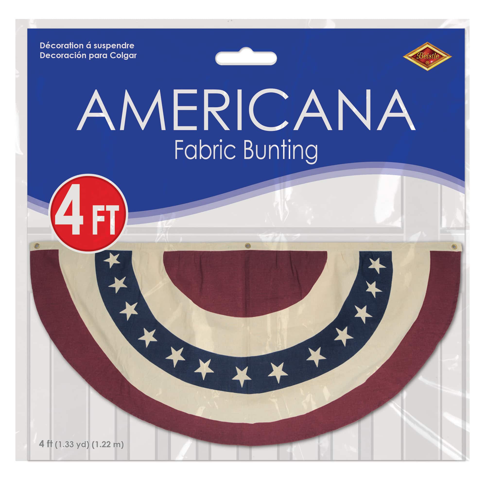 Beistle 4ft. Americana Fabric Bunting